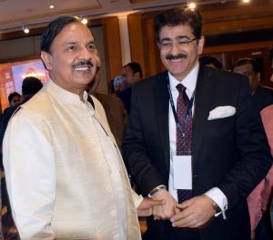 Sandeep Marwah Briefed The Cultural Minister About The Activities of ICMEI